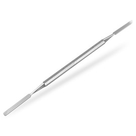 Professional Spatula Double Spatula Stainless Steel Cosmetic Ointment Spatula for Cream Mixing Spatula Cement Spatula Modelling Spatula as Double Instrument with Ribbed Grip Surface