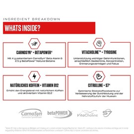 V8 Total Energy - Pre Workout Booster - Training Booster - CarnoSyn®, BetaPower®, Natural Caffeine - Vegan - Sugar Free - 20 Servings - Made in Germany - Sour Apple