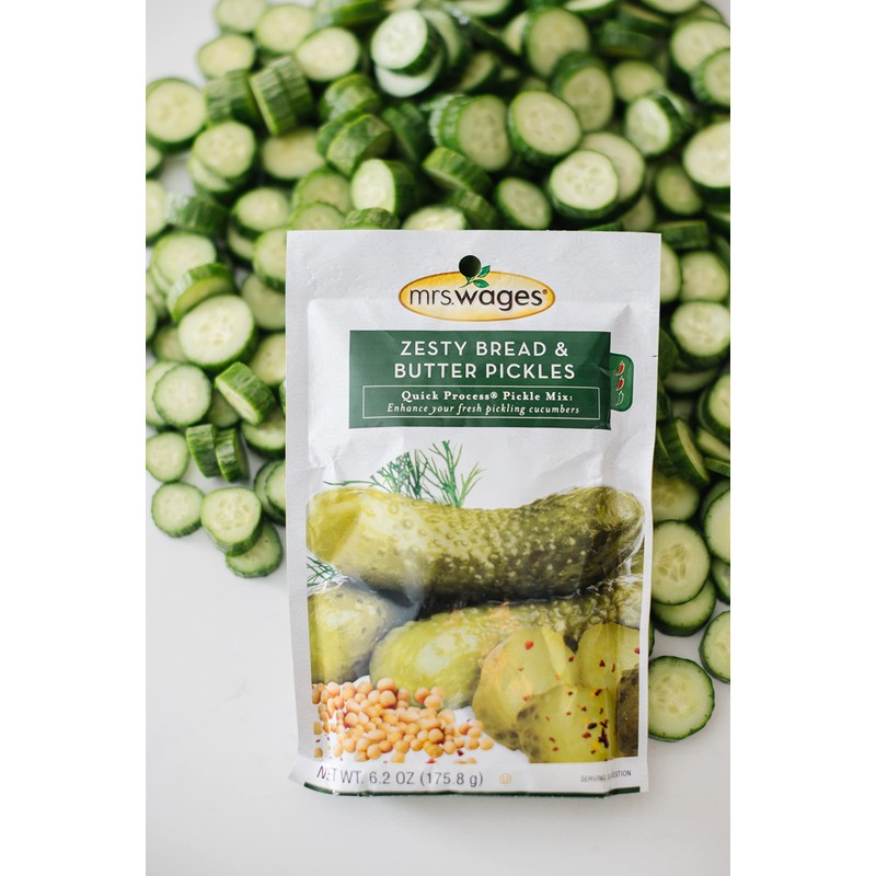 Mrs. Wages Zesty Bread and Butter Pickles Quick Process Mix,
