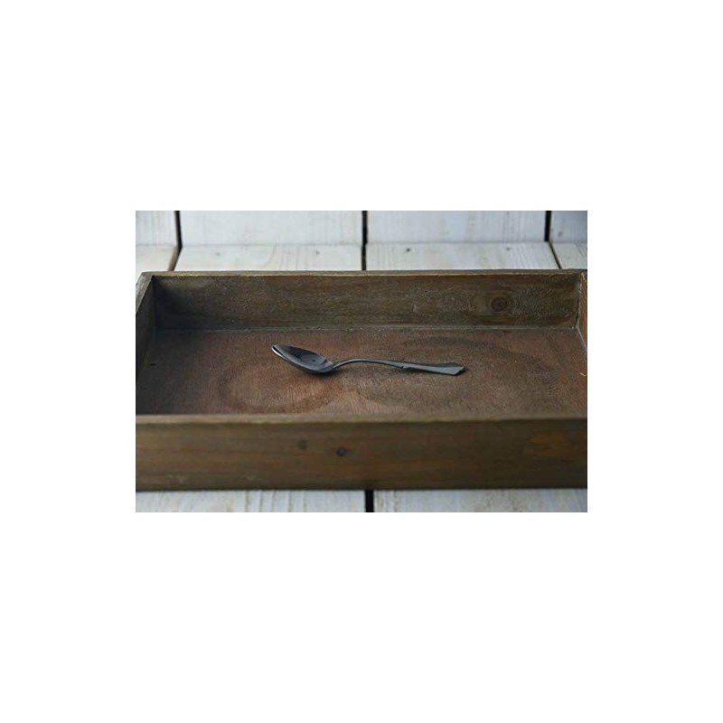Takakuwa Metal Classical Tea Spoon, Antique Size: Approx. W13.5 900541