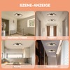 Sky angle LED Ceiling Light Flush-Mounted Chandelier Ceiling Light Black