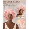 CHLINS Reversible Satin Bonnet for Sleeping Women Double Layer Hair