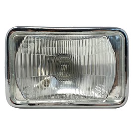 Alchemy Parts Motorcycle Headlight - Compatible Replacement for Honda CB125TD CG125 with High Low Beam and Sidelight Fits Others Motorbikes too