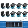 Anbte 10 PCS Solar Panel Mounting Brackets for Unistrut, Aluminium