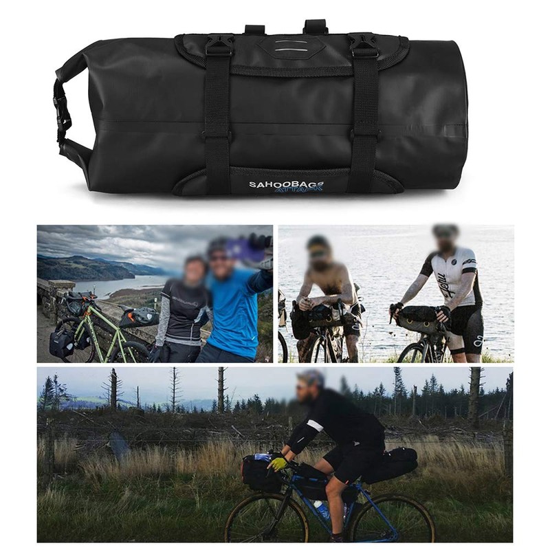 Lixada Waterproof Front Bicycle Bag, Bike Front Frame Handlebar Pannier