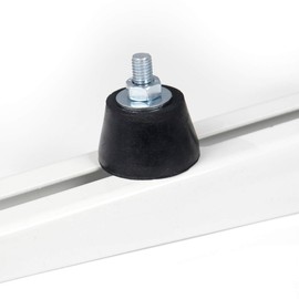 Daisypower Air Conditioner Rubber Anti-Vibration Mounts Pad, Shock Absorbing Isolator Mounting Pads for for Outdoor Ductless Mini Split Units AC Bracket, Condensers,Compressors, M8 (L)