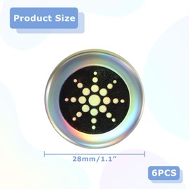 6 Stück Strahlenschutz Handy,Strahlenschützer,Strahlenschutz Handy Aufkleber,Strahlenschützer Handy,Handystrahlung Blockieren,Für Telefon Laptop Tablet-Computer Und Alle Elektronischen Geräte