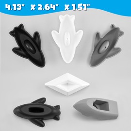 Leeleelon® Mold-Free Floating Boats Bath Toys for Toddlers 1-3, 6 Pack, No Hole Bath Toys for Babies 6-12 Months, Water Table Toys, Bath Toys for Kids Ages 1-3, Water Toys, Pool Toys, Beach Toys