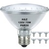 H&Z Par30 Short Neck, 6 Pack High Output Par30s Halogen