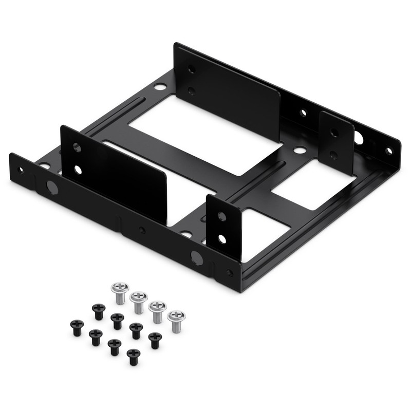 deleyCON USB Case External Schwarz für SSD Einbaurahmen (SSD 2,5")