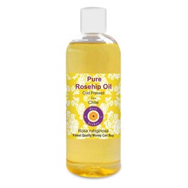 Deve Herbes Pure Rosehip Oil (Rosa rubiginosa) Cold Pressed 200ml (6.76 oz)