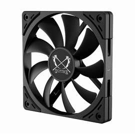 KFS1215FD18-P Original Design 4.7 inch (12 cm) Square Thin Fan KAZE FLEX II 120 SLIM PWM Support Max 1800 rpm