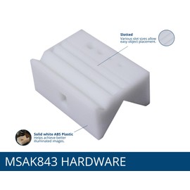 Dino-Lite MSAK843 Multi-Functional Slotted Stage for Even Lighting – 1.9" x 2.6" x 1.1"