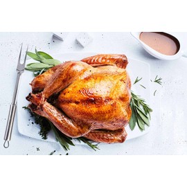 Begatter Meat Carving Fork, 13.3 Inch Long Cooking Fork for Kitchen, Stainless Steel Serving Fork Barbecue Fork, 2 Pieces