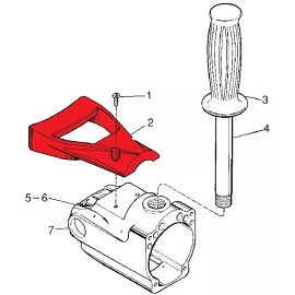 Milwaukee 31-44-1550 Spade Handle For 1/2" Compact Drill (Fits 1610, 1630, 1660)