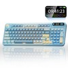 KZZI Z98 Creamy Keyboard, 94 Keys Wireless Mechanical Keyboard with