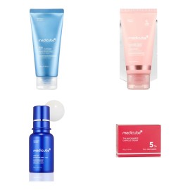 Kit Medicube: 1 Cleanser + 1 Mascarilla + 1 Sérum + 1 Crema