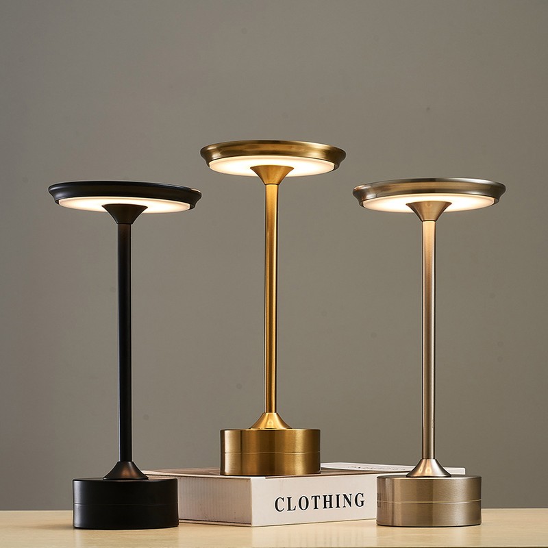Cordless Table Lamp Rechargeable 2000mAh 3 Levels Brightness Portable USB