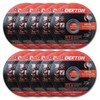 Dekton 10 Pc 115mm Cutting Disc Metal Ultra Thin Flat-Discs