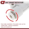 HEROFFIX Push to Connect Air Fittings 5/32" t Type Air