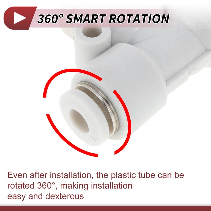 HEROFFIX Push to Connect Air Fittings 5/32" t Type Air