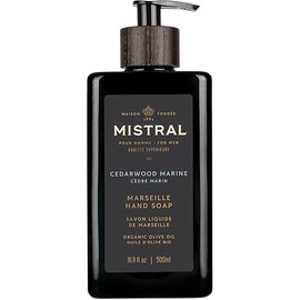 Mistral Men's Natural Hand Soap, Cedarwood Marine