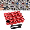Shiwaki 20 Pcs Car Wheel Lug Nut Cover Protective Cover