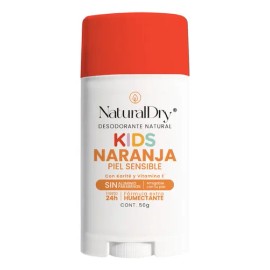 1 Desodorante Barra Niños Natural Sin Bicarbonato - Naranja                                                                                           