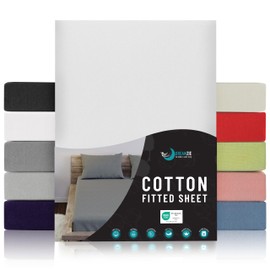 Dreamzie Elasticated Cotton Fitted Sheet