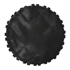 KOMBIUDA 1pc Black Trampoline Replacement Mat Uv-Resistant Round Jumping Pad for Outdoor Fun Strong Cloth with Optimal Fit Easy Installation Trampoline Accessory