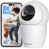 CZEview 3K 5MP Indoor Surveillance Camera, 2.4/5GHz Dual Band WiFi