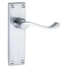 Designer Levers - Victorian Scroll Lever Door Handles - Satin