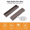 MOROBOR Zinc Alloy Flush Pull Handles, 2pcs Embedded Sliding Door