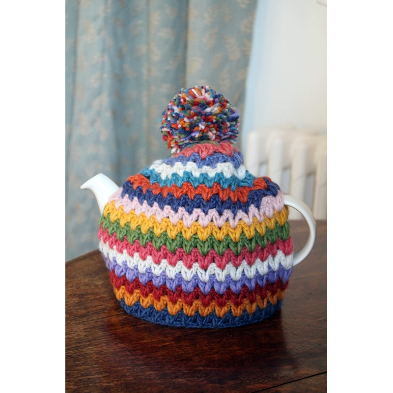 Pachamama Handknitted Medium 4-6 Cup 1.2L Wool Tea Cosy/Teapot Cover
