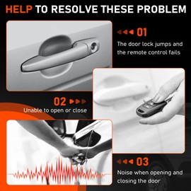 Door Lock Actuator,Front Right Passenger Side Latch Assembly Compatible with Toyota 4Runner Camry Tundra RAV4 Sequoia,Lexus ES350 GS350 LS460 RX450h,Scion tC xB xD 69030-06200,69030-0C050,931-403