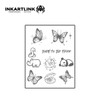 INKARTLINK 2 Sheets Large Semi permanent Tattoos, Temporary Tattoos, Adult