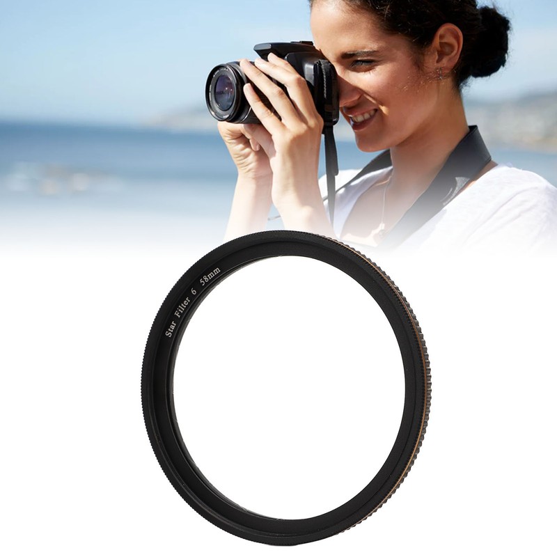 Star Filter 6 Line High Definition Coating Adjustable Cross Screen