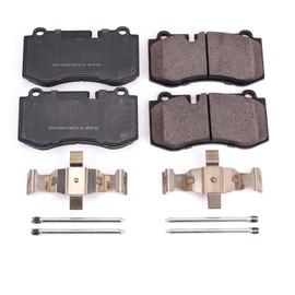 Power Stop 17-1223, Z17 Front Ceramic Brake Pads with Hardware For CL550, CL600, S350, S400, S450, S550, S600, SL550 [Model Specific]