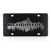 JEEP Gladiator Front Vanity License Plate - Black Powder Coated