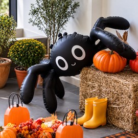 3D Spider Balloon for Halloween Party Decorations – Eye-Catching Inflatable Design for Festive Events and Home Celebrations