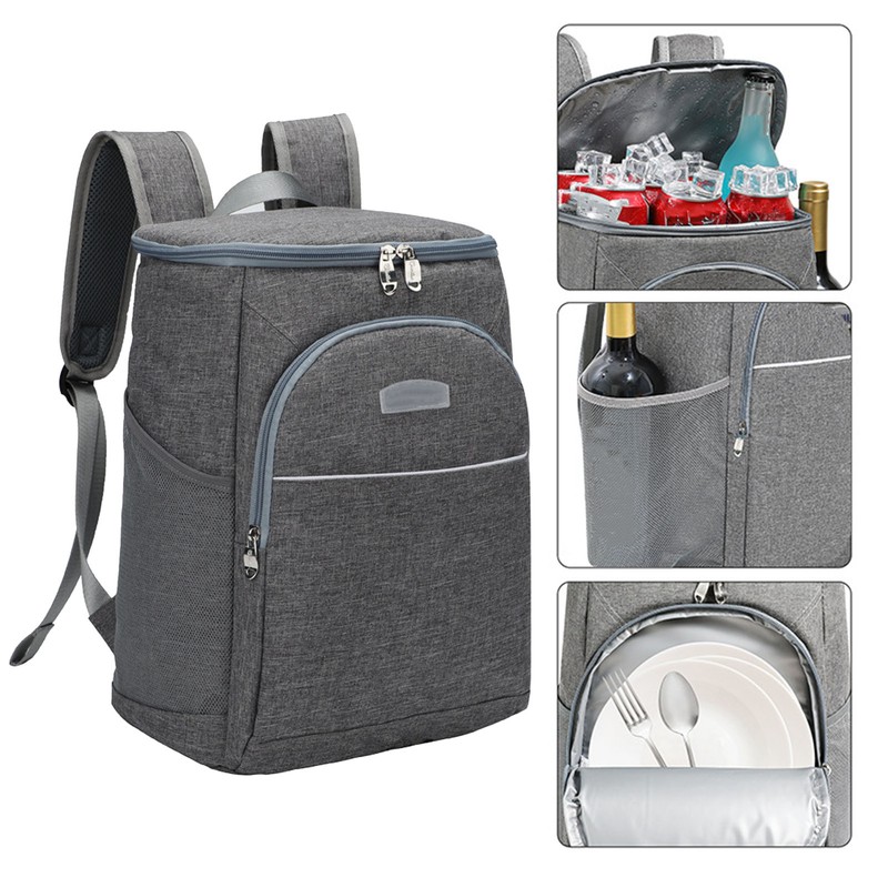Cooler Backpack Thickened Aluminum Foil Multifunctional Insulated Cooler Bag for