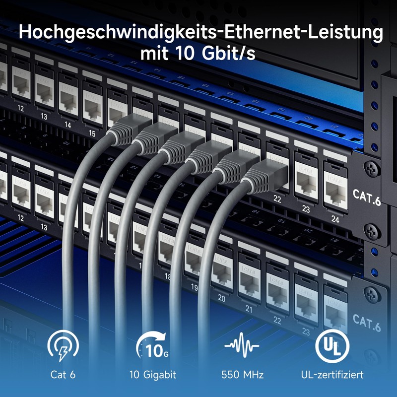 [UL Certified] Cable Matters Pack of 25 Cat 6 Keystone