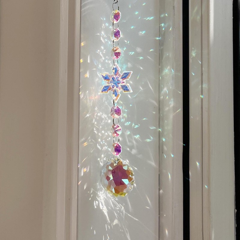 Crystal Snowflake Decoration for Christmas | Snowflake Acrylic Christmas Ornaments
