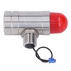 G1/2 Thread Sound Light Alarm Lamp Stainless Steel Waterproof Anti