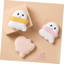 Healvian 3pcs Face Powder Puff Mini Makeup Powder Puff for Women Dry Wet Ghost Makeup