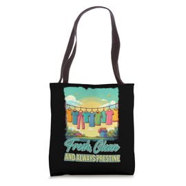 Fresh, Clean, and Always Pristine Laundry Tote Bag