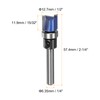 sourcing map 2pcs Pattern Flush Trim Router Bit 1/4" Shank