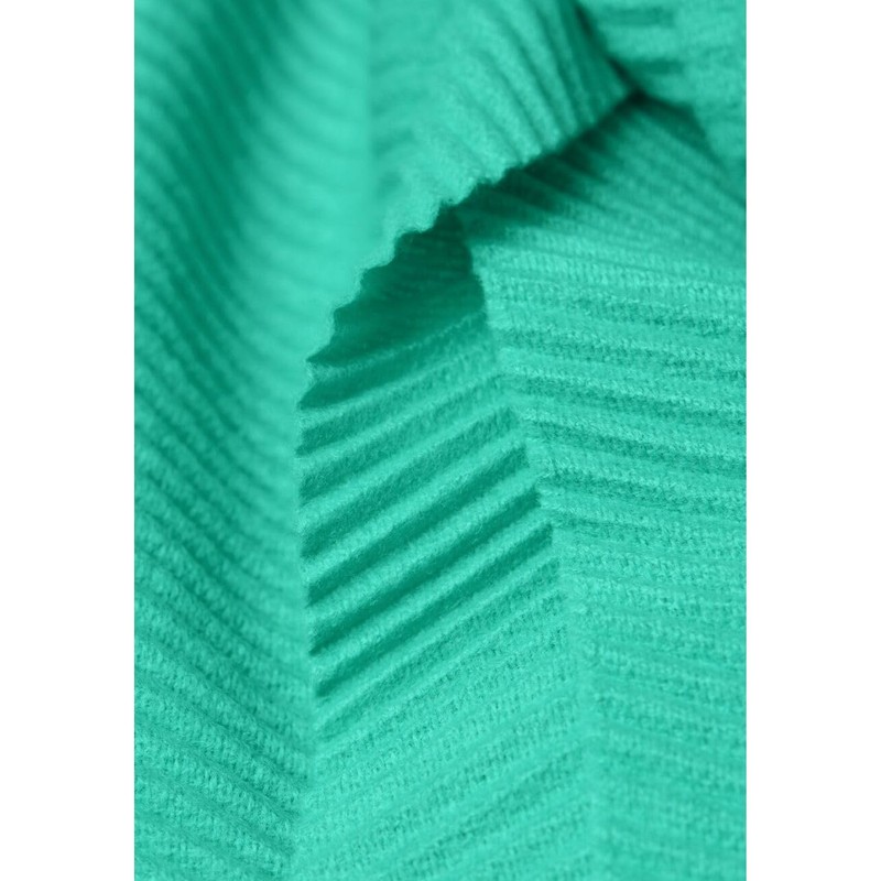 Cecil Women's Cosy Pleated Scarf, Aventurine Green