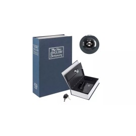 vic_space1 Safe Lock Large Box Book Vault Metal Fire Proof Secret Money Hidden Gun Cash Big