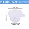 200Pcs Transparent Clear Urine Container CupUseful Disposable Urine Cup Helpful